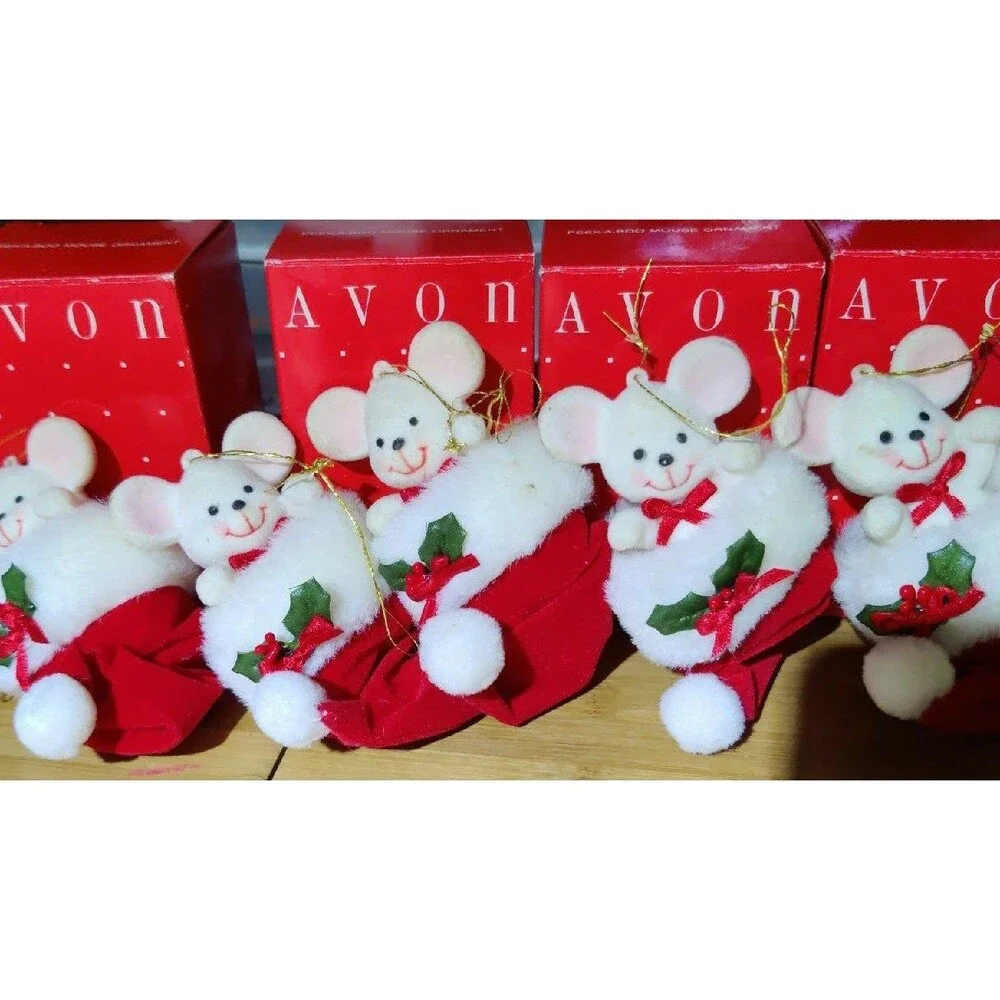 AVON Peek a boo Mouse Ornaments